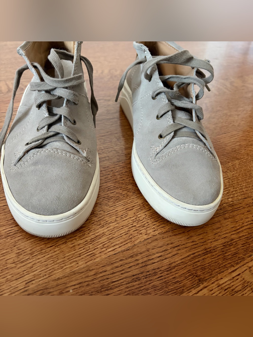 Hudson London “Nagano” Grey Suede Mid-Top Men’s Size 10 Chukka Sneakers Eu43 — image 3 of 8